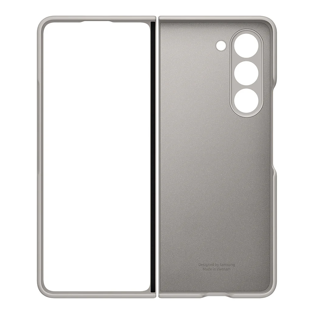 Samsung Galaxy Z Fold5 Slim S-Pen Case - Sand, Built-in S Pen with Eco-Friendly Materials - Image 2