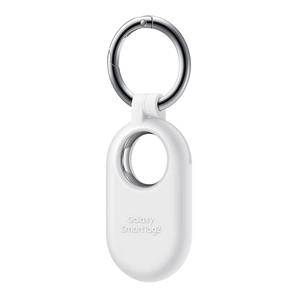 Samsung Silicone Case for SmartTag2 - White | Durable and Secure Attachment - Image 2