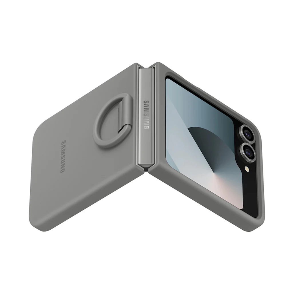 Samsung Z Flip6 Silicone Case with Built-In Ring | Ultra-Slim, Non-Slip Grip, Sleek Design - Image 12