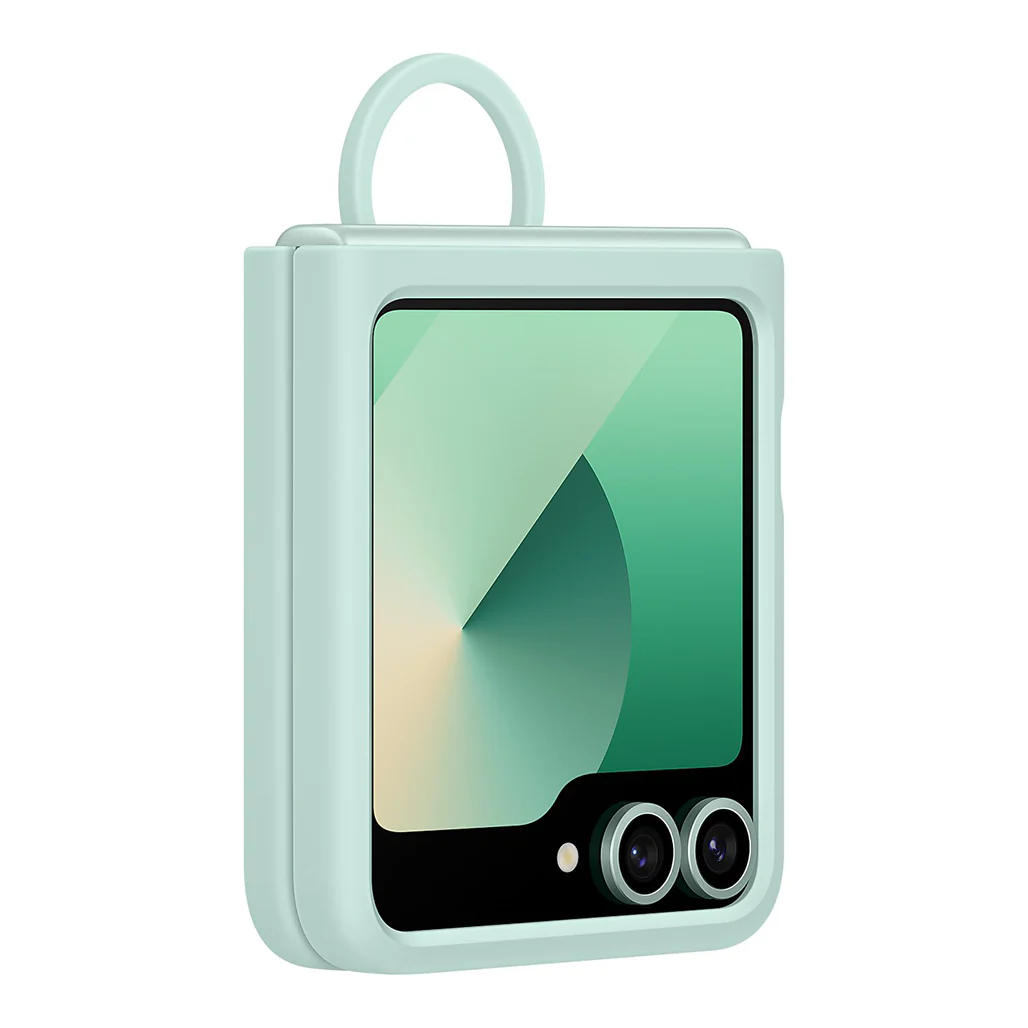 Samsung Z Flip6 Silicone Case with Built-In Ring | Ultra-Slim, Non-Slip Grip, Sleek Design - Image 5