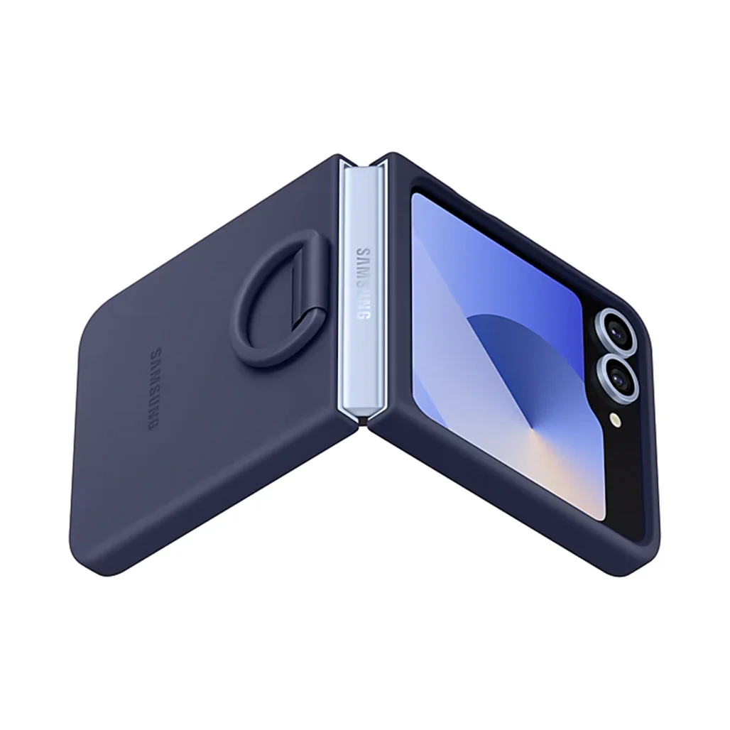 Samsung Z Flip6 Silicone Case with Built-In Ring | Ultra-Slim, Non-Slip Grip, Sleek Design - Image 7