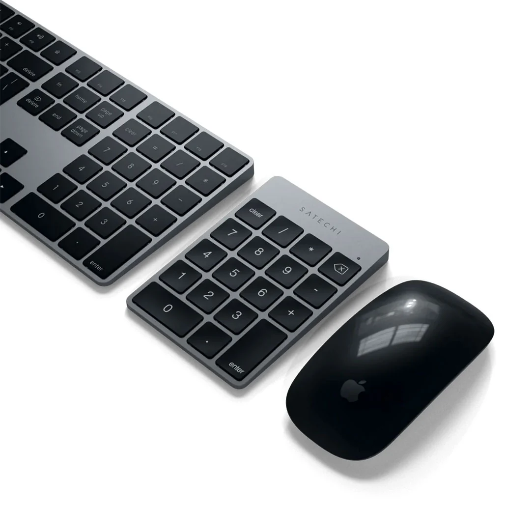 Satechi Aluminum Wireless Keypad – Bluetooth Rechargeable Keypad for Mac and iOS Devices - Image 6
