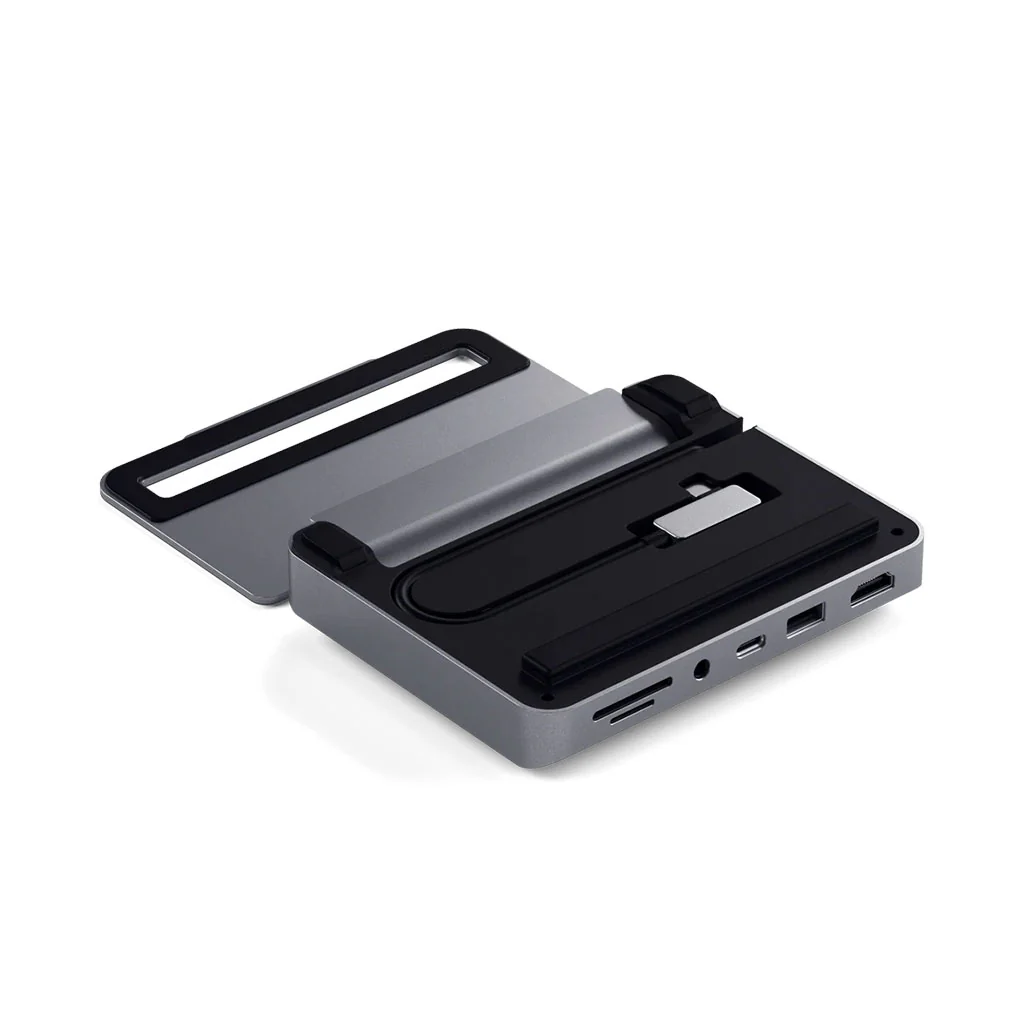 Satechi Aluminum Stand & Hub for iPad Pro - 4K HDMI, USB-C PD Charging, and More - Image 3