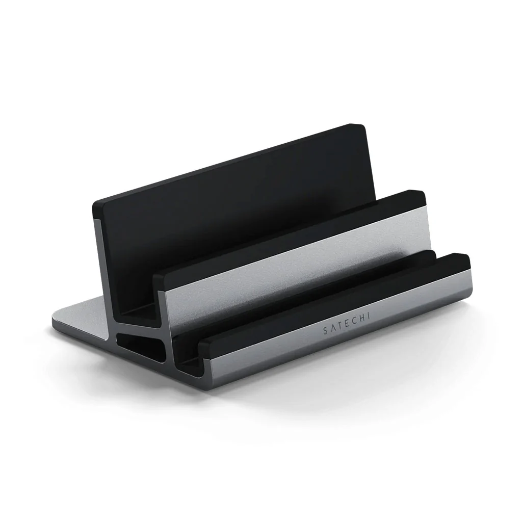 Satechi Dual Vertical Laptop Stand - Premium Vertical Dock for MacBook, iPad, Tablets, and Smartphones