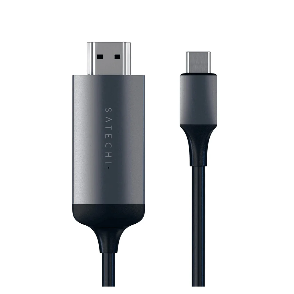 Satechi Type-C to HDMI Cable 4K 60Hz - High-Resolution 1.8M Cable with Durable Aluminum Connectors