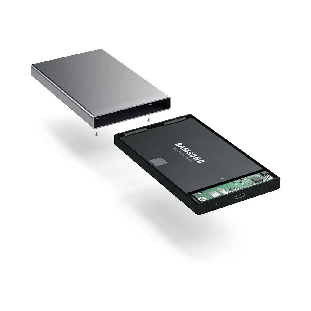 Satechi USB-C External 2.5" HDD/SSD Enclosure - Space Gray | ST-TCDEM - Image 3