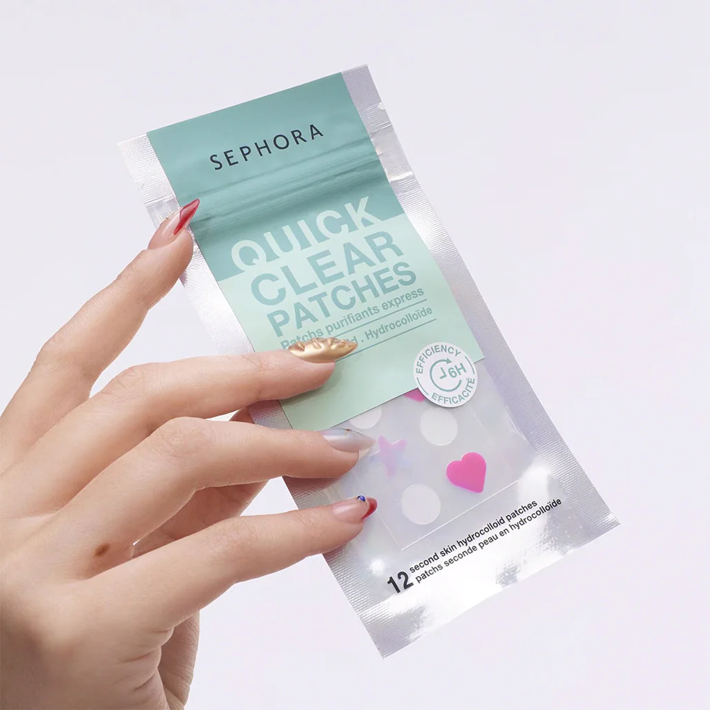 Sephora Quick Clear Patches – 12 Second-Skin Hydrocolloid Patches - Image 4