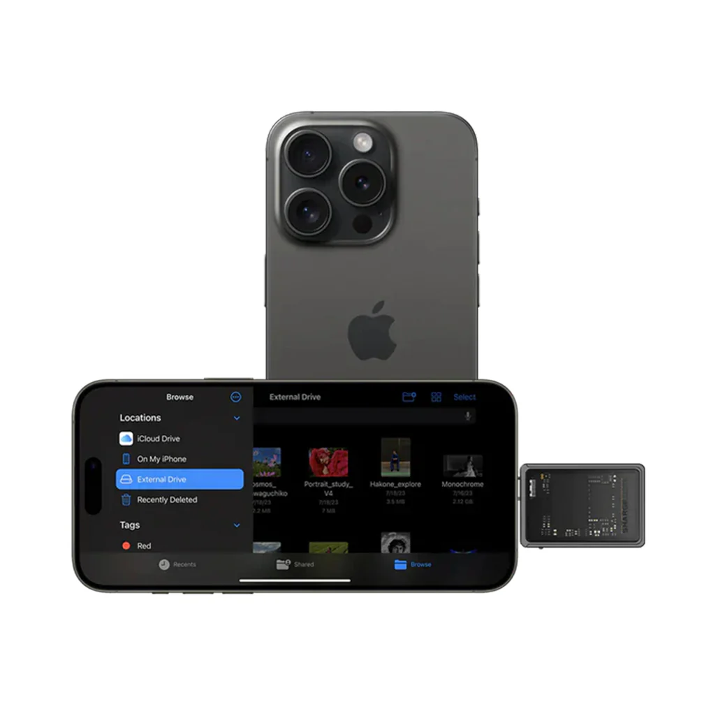SHARGE Disk SD001 M.2 NVMe Enclosure – 10Gbps USB-C SSD Case with Cooling Fan, 2230 Support, IP54 Rugged, iPhone 15/16 & Console Compatible - Image 4