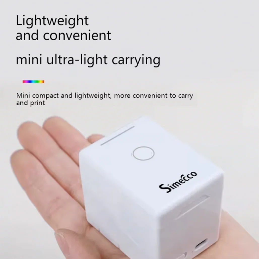 Simecco Portable Color Logo Printer for Metal, Plastic, Skin | Mini Handheld Inkjet Printer with Wi-Fi & Smart App Control - Image 4