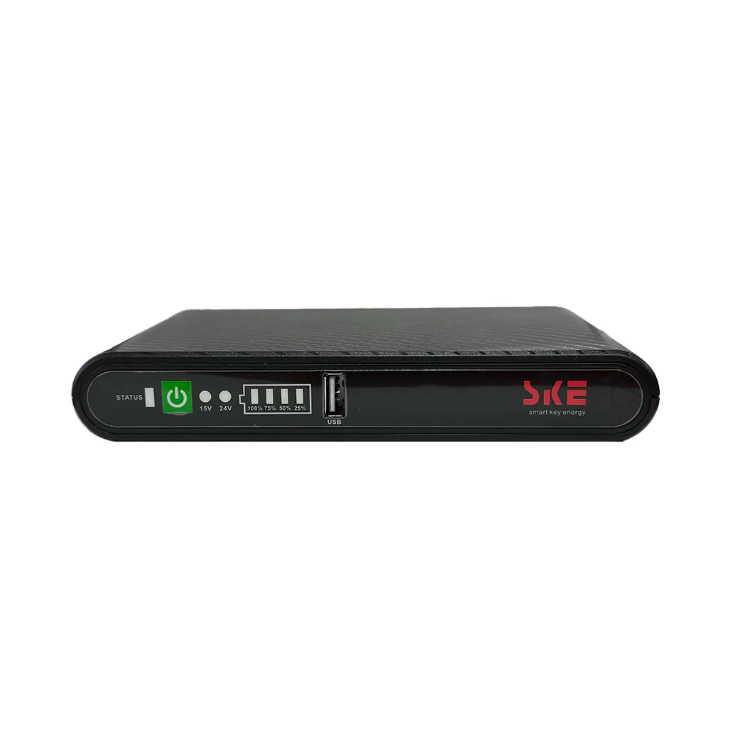 SKE POE-532E Mini DC UPS 8800mAh – Portable Power Backup for Routers, Modems & CCTV