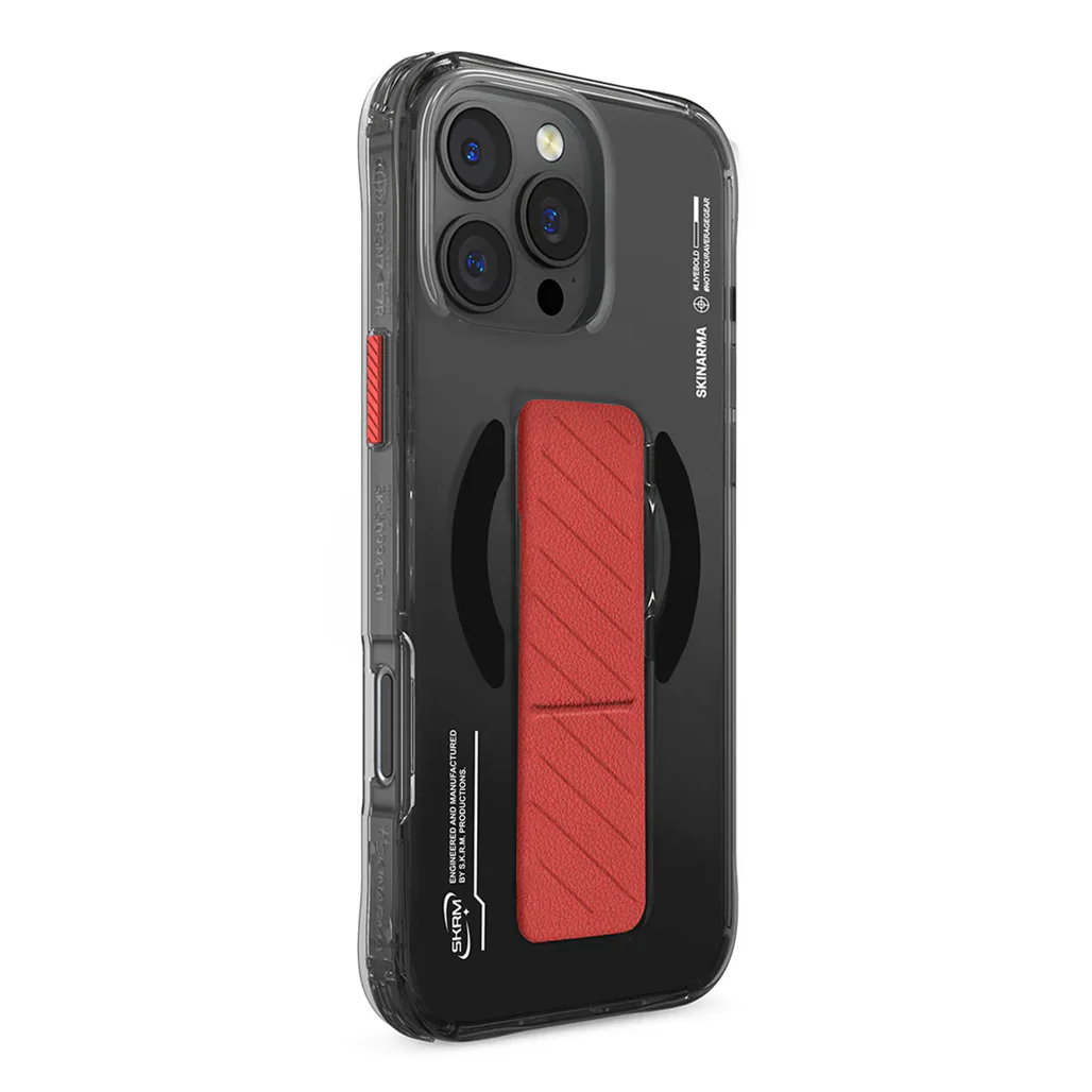 Skinarma AXON Mag-Charge Case for iPhone 16 Pro – Grip-Stand, Magnetic Charging, Drop Protection - Image 2