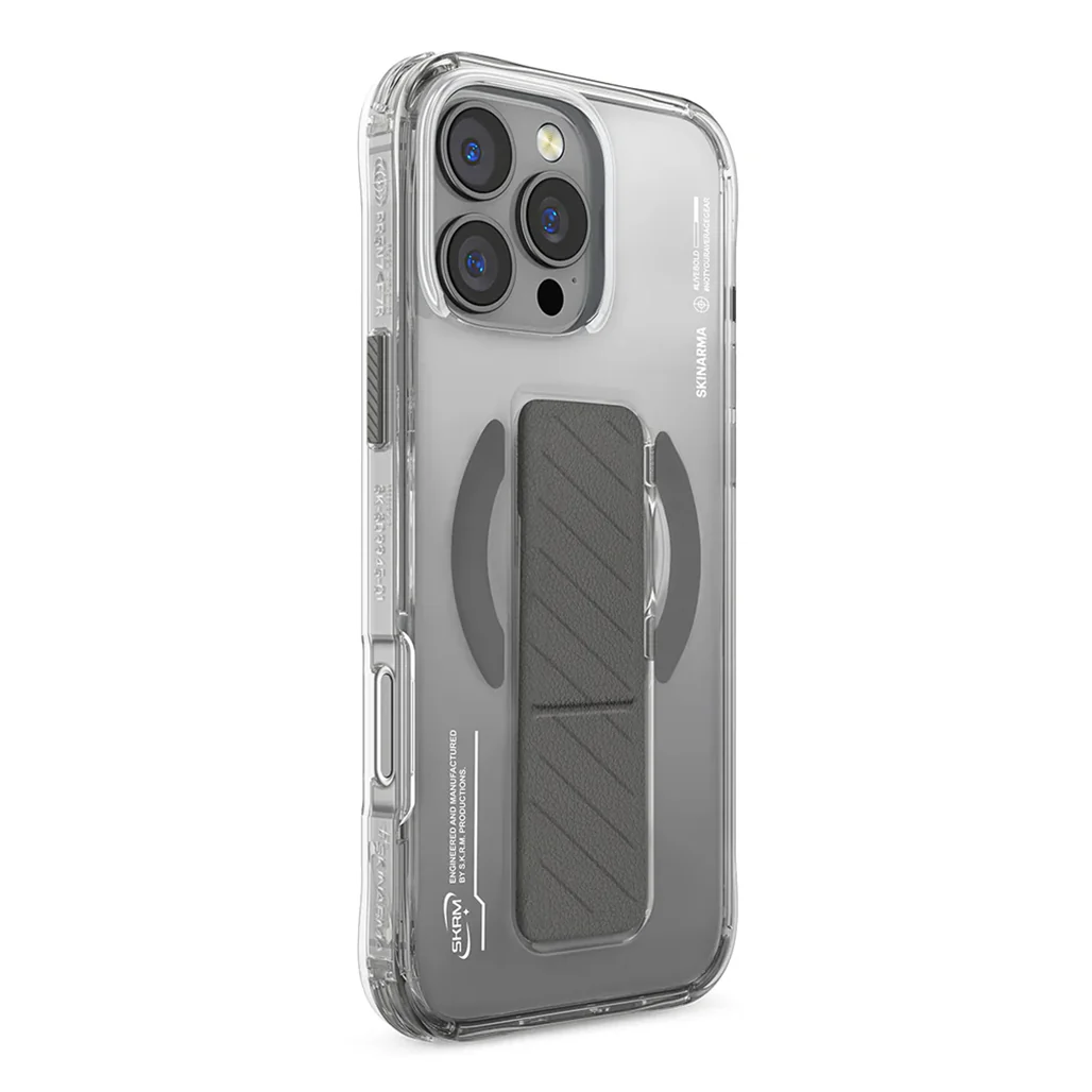 Skinarma AXON Mag-Charge Case for iPhone 16 Pro – Grip-Stand, Magnetic Charging, Drop Protection - Image 5