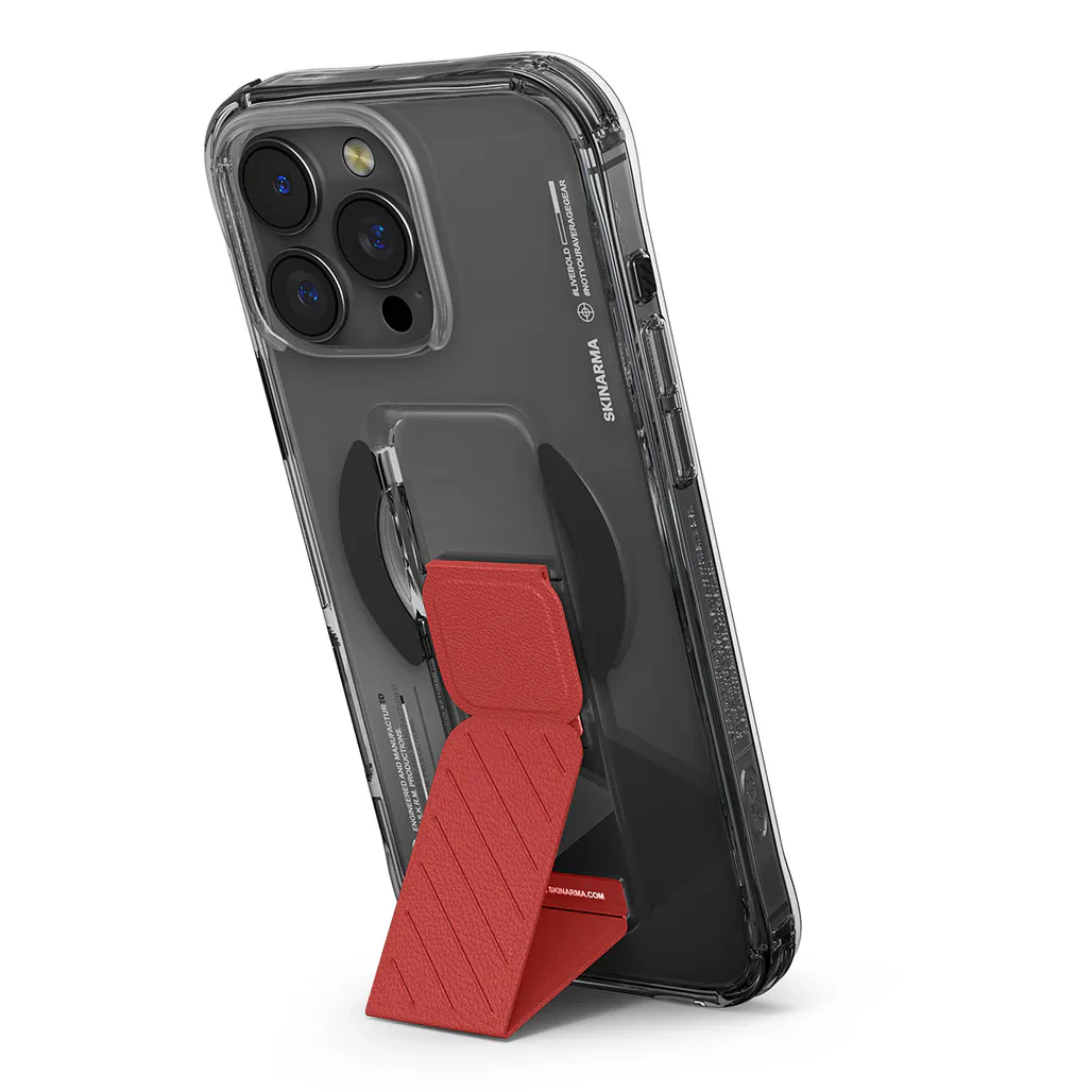 Skinarma AXON Mag-Charge Grip-Stand Case for iPhone 16 Pro Max – Magnetic Charging, Drop Protection - Image 3