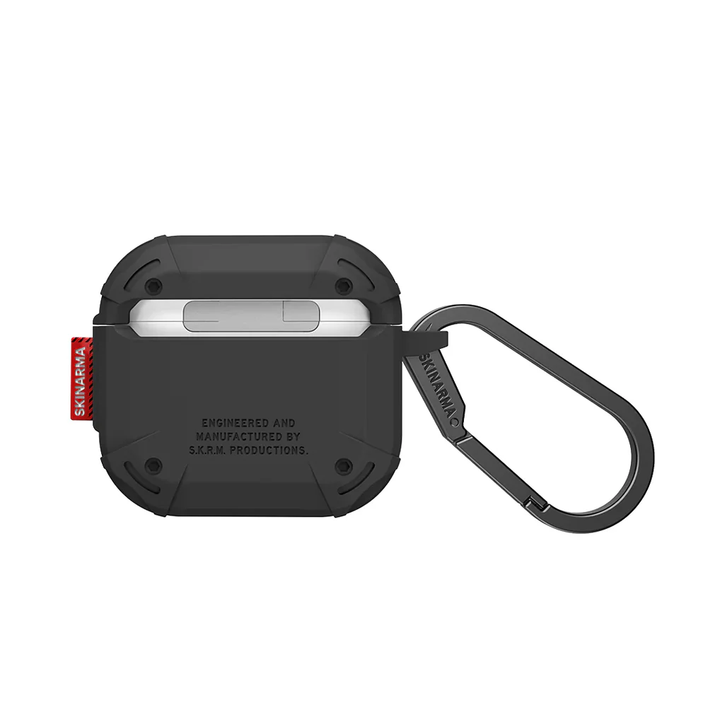 Skinarma MECHA CE AirPods 4 Case – Durable Retro-Futuristic Protection with Enhanced Grip & Wireless Charging Support - Image 2