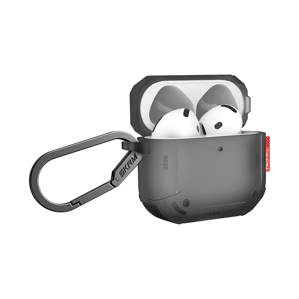 Skinarma MECHA CE AirPods 4 Case – Durable Retro-Futuristic Protection with Enhanced Grip & Wireless Charging Support - Image 6