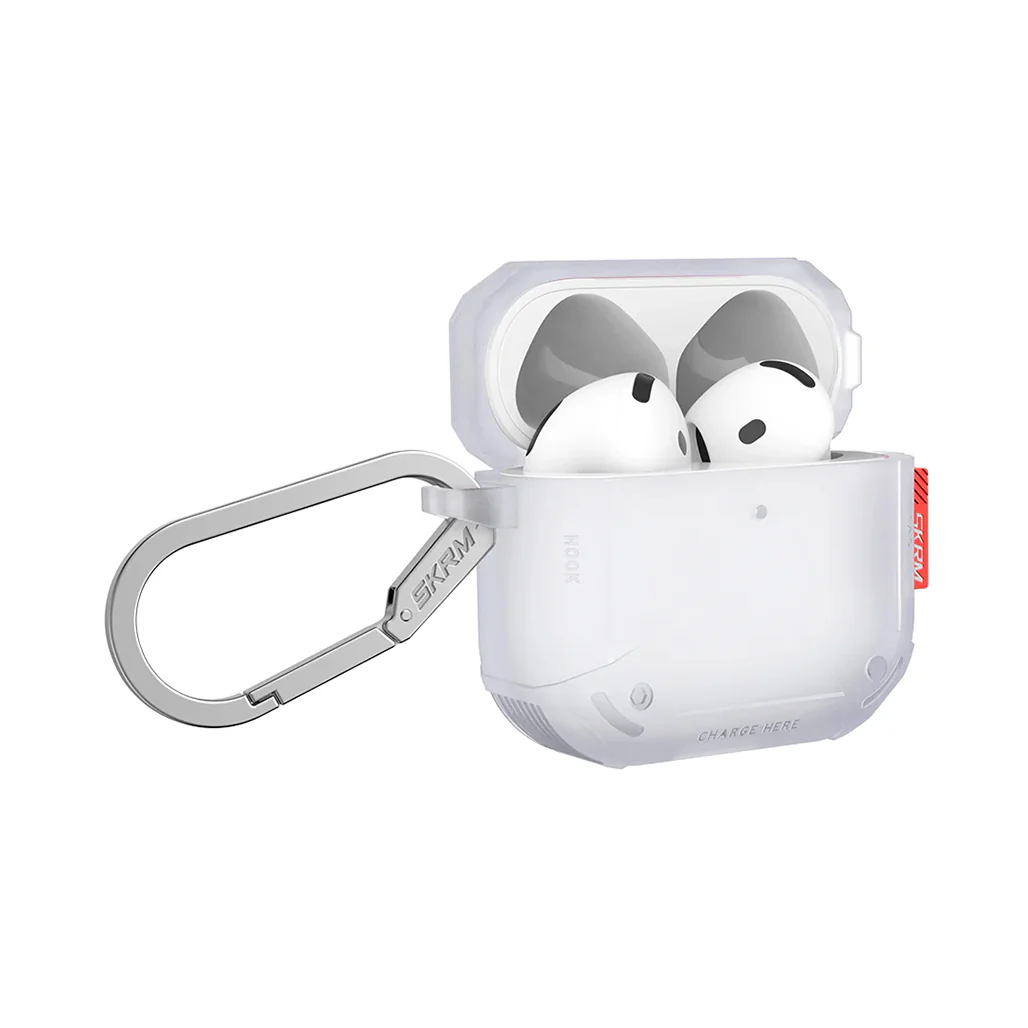 Skinarma MECHA CE AirPods 4 Case – Durable Retro-Futuristic Protection with Enhanced Grip & Wireless Charging Support - Image 7