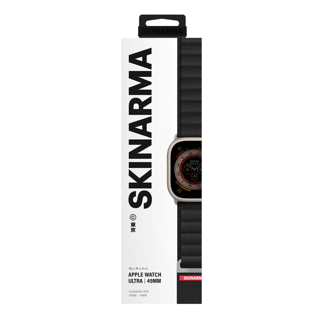 Skinarma Kobu Strap for Apple Watch Ultra 49mm - Stylish Adjustable Textile Band - Image 2