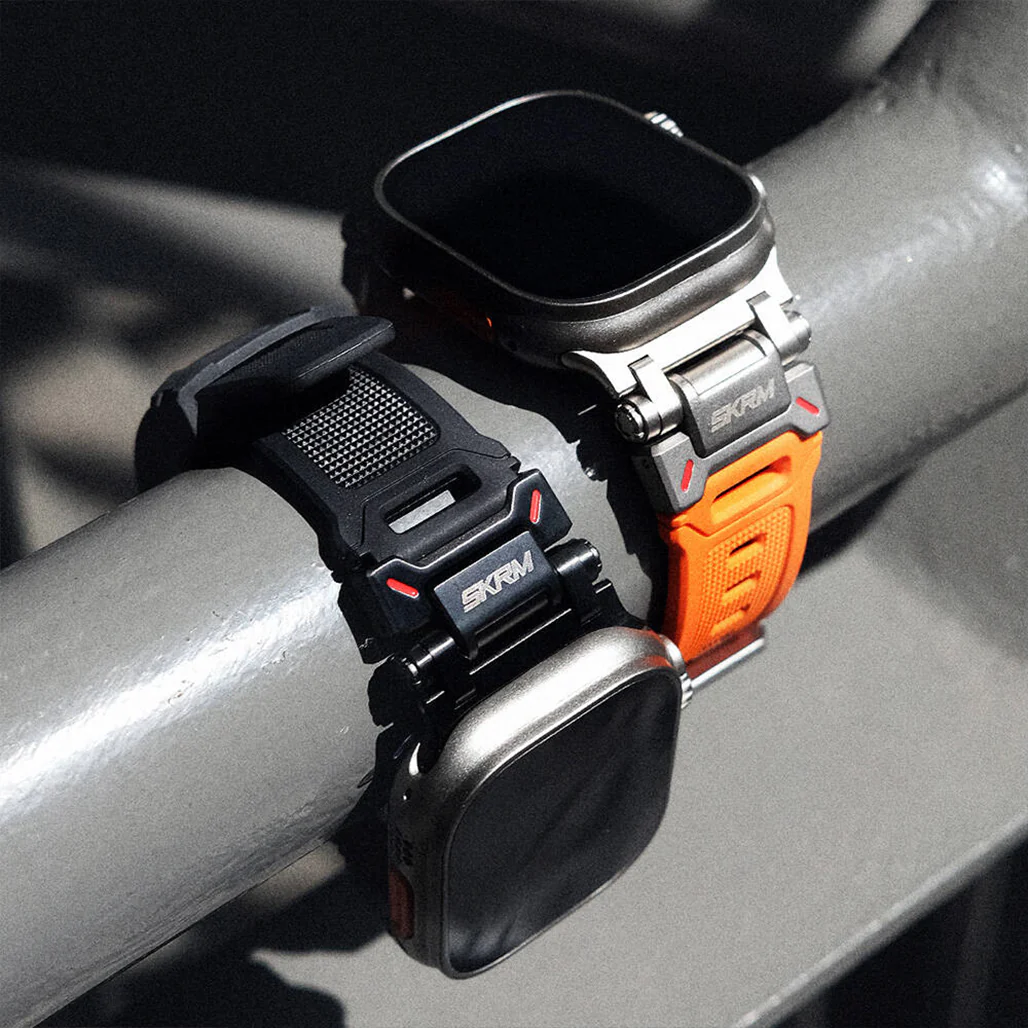 Skinarma Watch Band, TITON Ultra Custom-designed Stainless Steel Strap for Apple Watch 49mm | 45mm | 44mm (Black) - Image 5