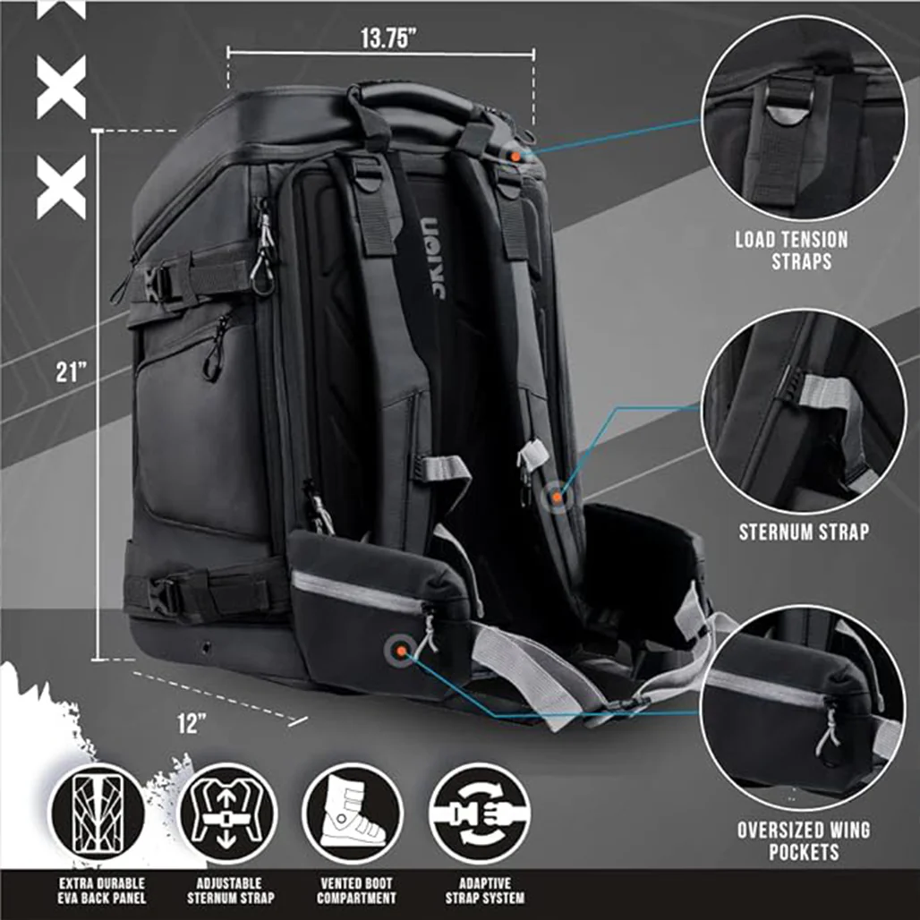 Sklon Ski Boot Bag 55-65L Waterproof Backpack - Image 3