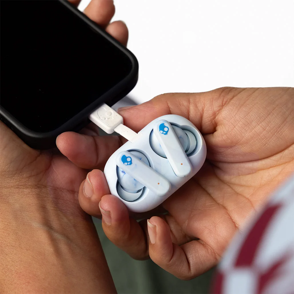 Skullcandy EcoBuds - Glacier - Eco-Friendly Wireless Earbuds - Image 4