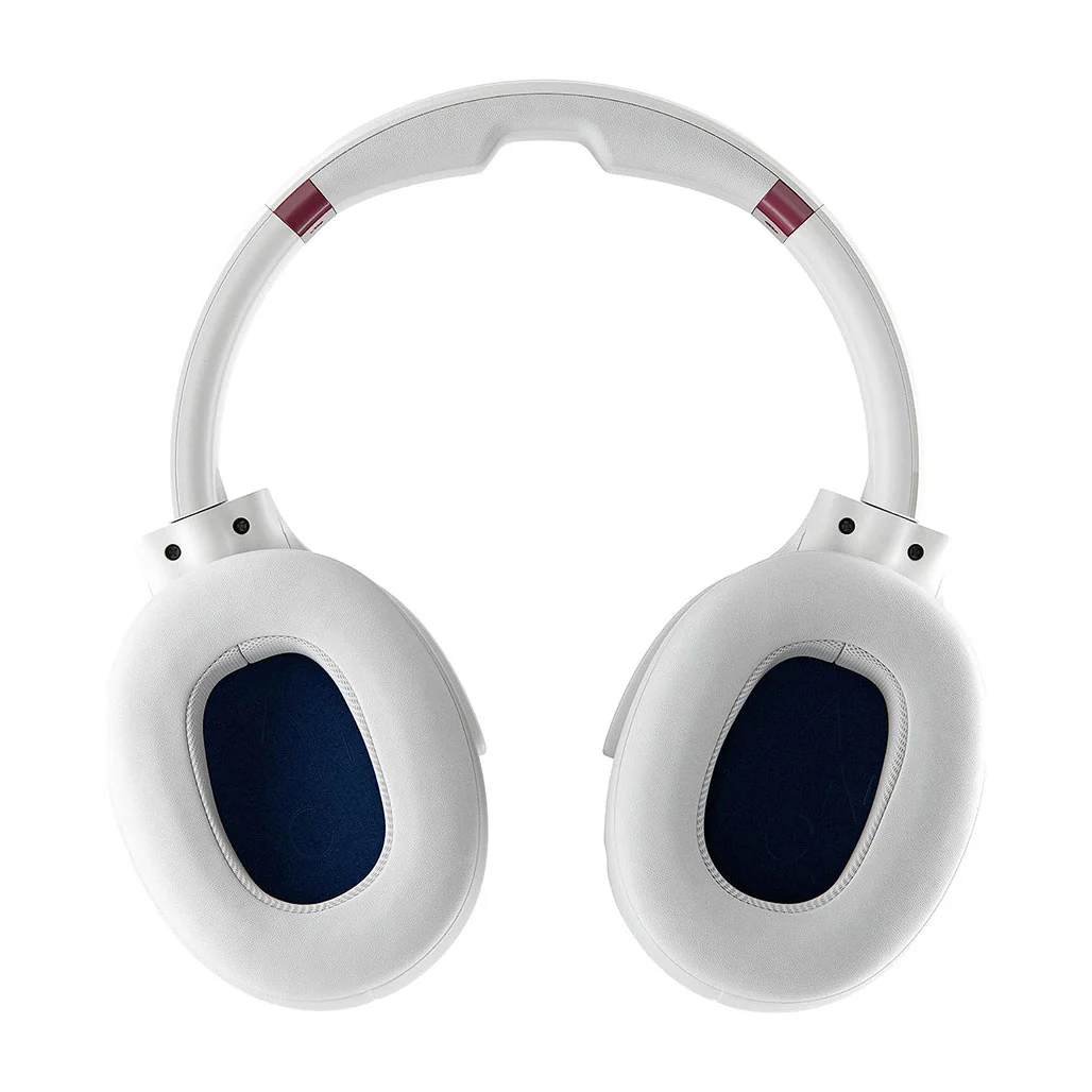 Skullcandy Venue Wireless ANC Over-Ear Headphones | White/Crimson - Image 2