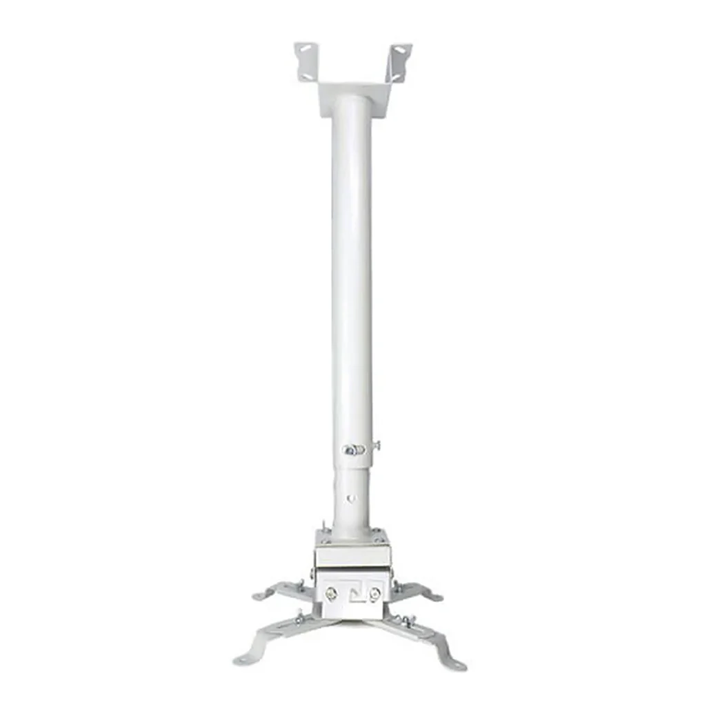 SkyPro Adjustable Projector Ceiling/Wall Mount – 38cm to 62cm Extension, Cold-Rolling Steel, 8kg Capacity (IB3862)