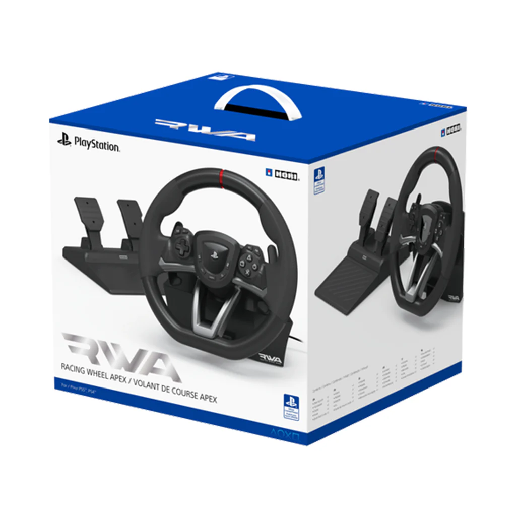 Sony Racing Wheel APEX for PS5 and PS4 - Authentic Racing Simulator with Adjustable Turn Ratio & Full-Size Pedals - Image 4