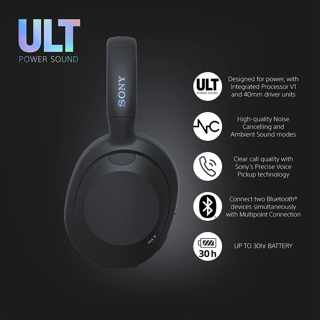 Sony ULT WEAR Wireless Noise Canceling Headphones | WHULT900NB.CE7 - Image 9