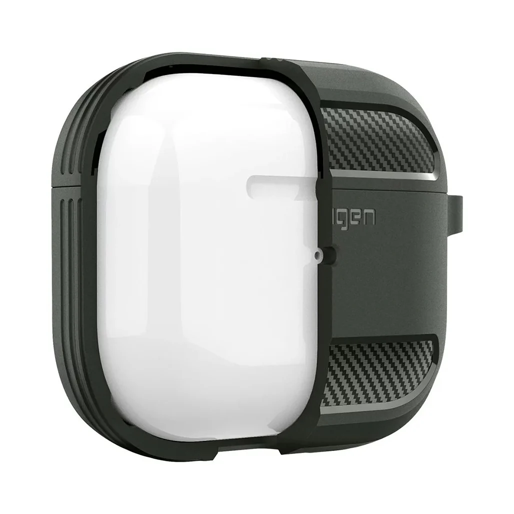 Spigen Rugged Armor Case for AirPods 3rd Gen - Military Green - ASD01979 - Image 6
