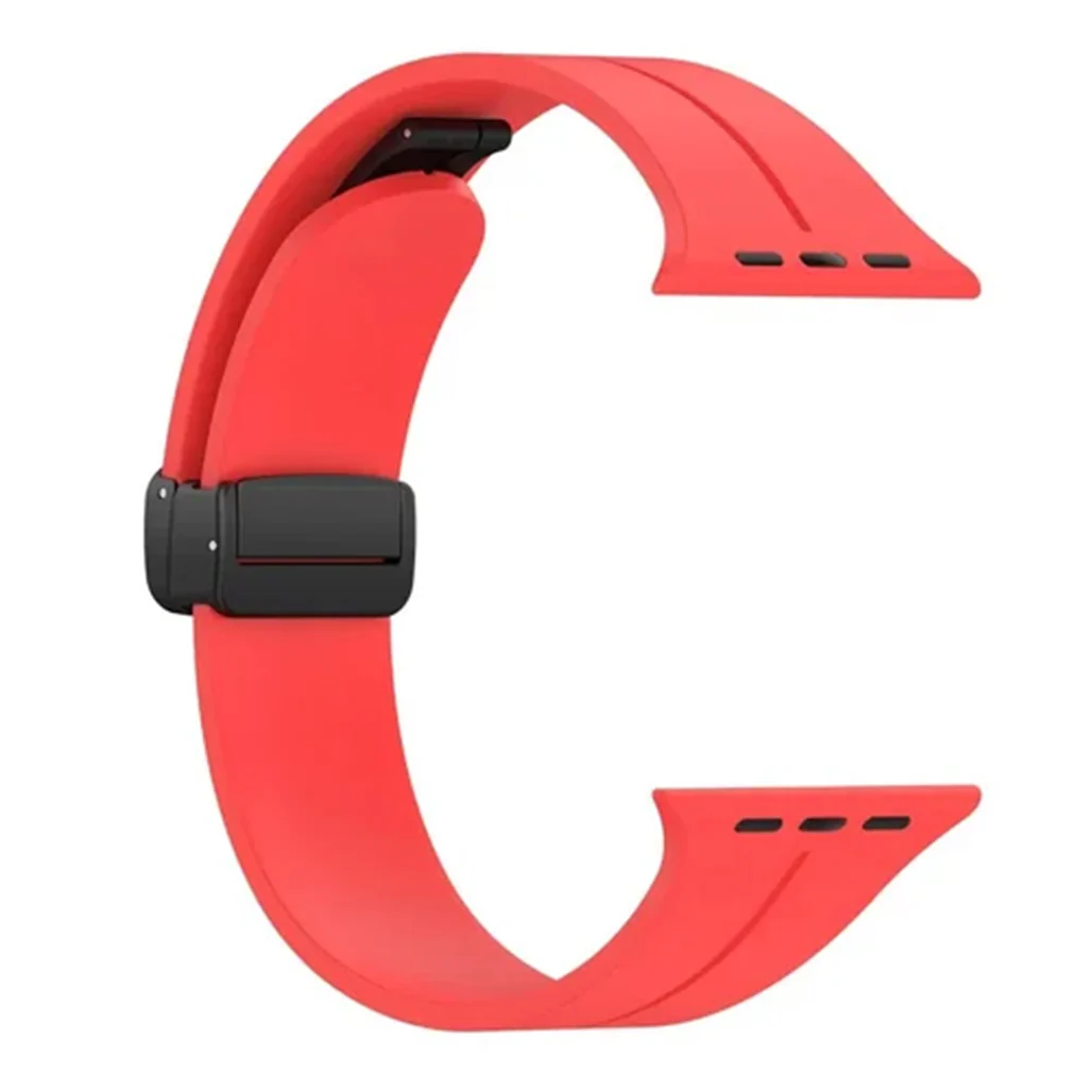 Spigen Simple Stylish Silicone Leather Watch Band for Apple Watch 49mm - Image 2