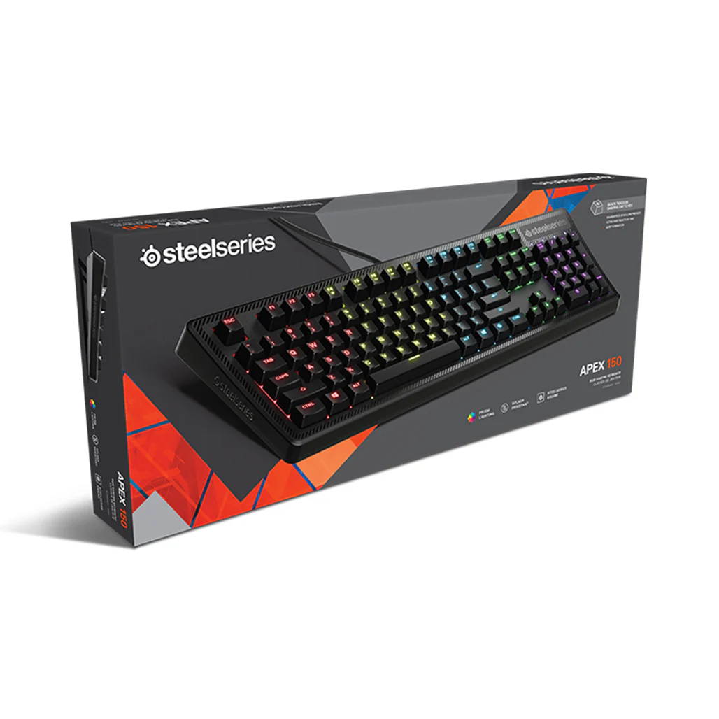 SteelSeries Apex 150 - Wired Full-size Gaming Keyboard - Image 4
