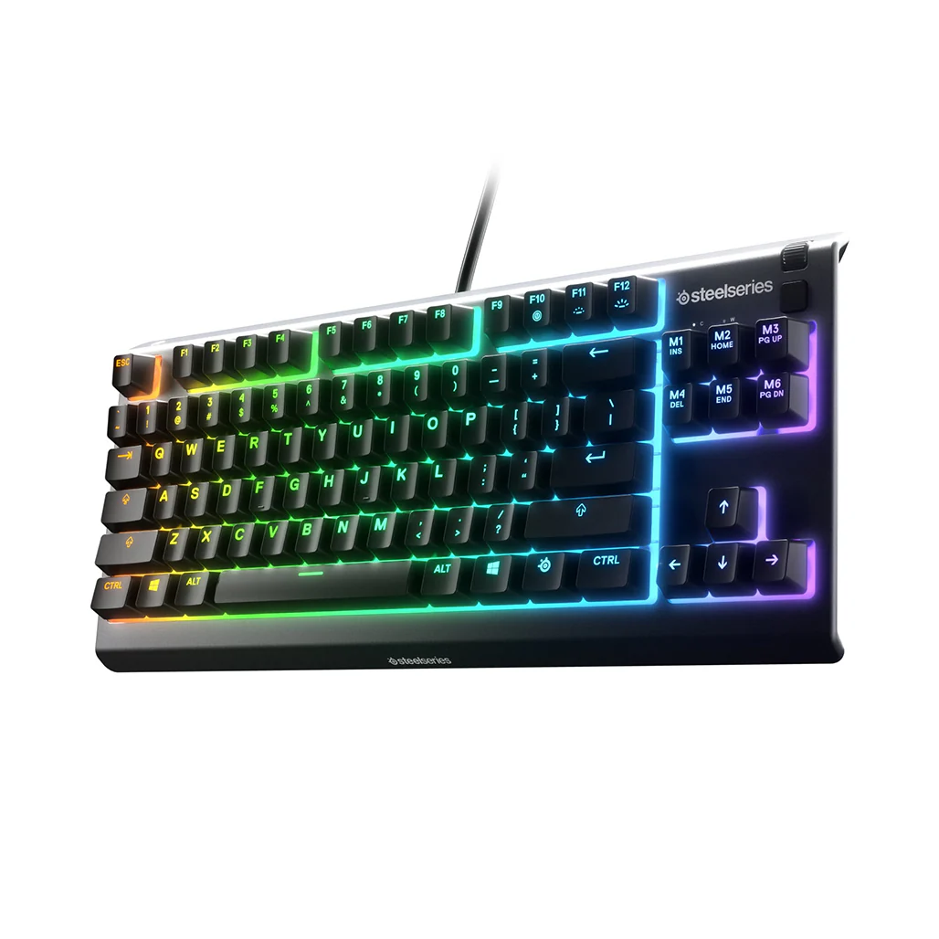 SteelSeries Apex 3 TKL - Quiet Tenkeyless 80% Wired Gaming Keyboard with RGB Lighting - Image 2