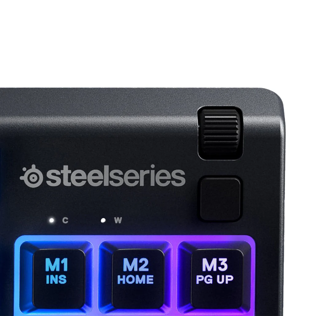 SteelSeries Apex 3 TKL - Quiet Tenkeyless 80% Wired Gaming Keyboard with RGB Lighting - Image 4