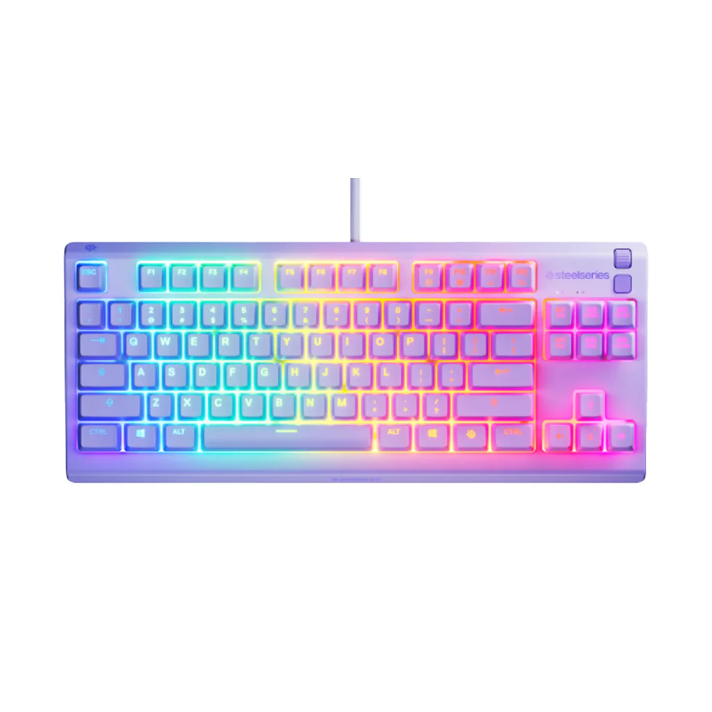 SteelSeries Apex 3 TKL - Quiet Tenkeyless 80% Wired Gaming Keyboard with RGB Lighting - Image 9