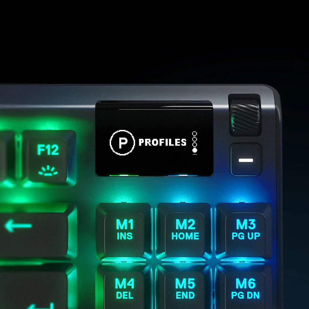 SteelSeries Apex 7 TKL Mechanical Gaming Keyboard with OLED Smart Display and Red Switches - Image 4