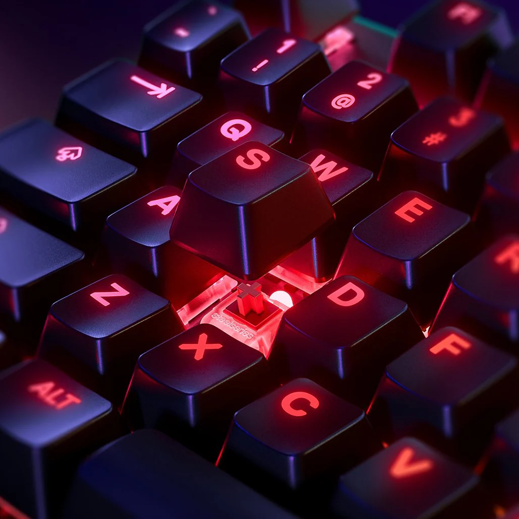 SteelSeries Apex 7 TKL Mechanical Gaming Keyboard with OLED Smart Display and Red Switches - Image 5