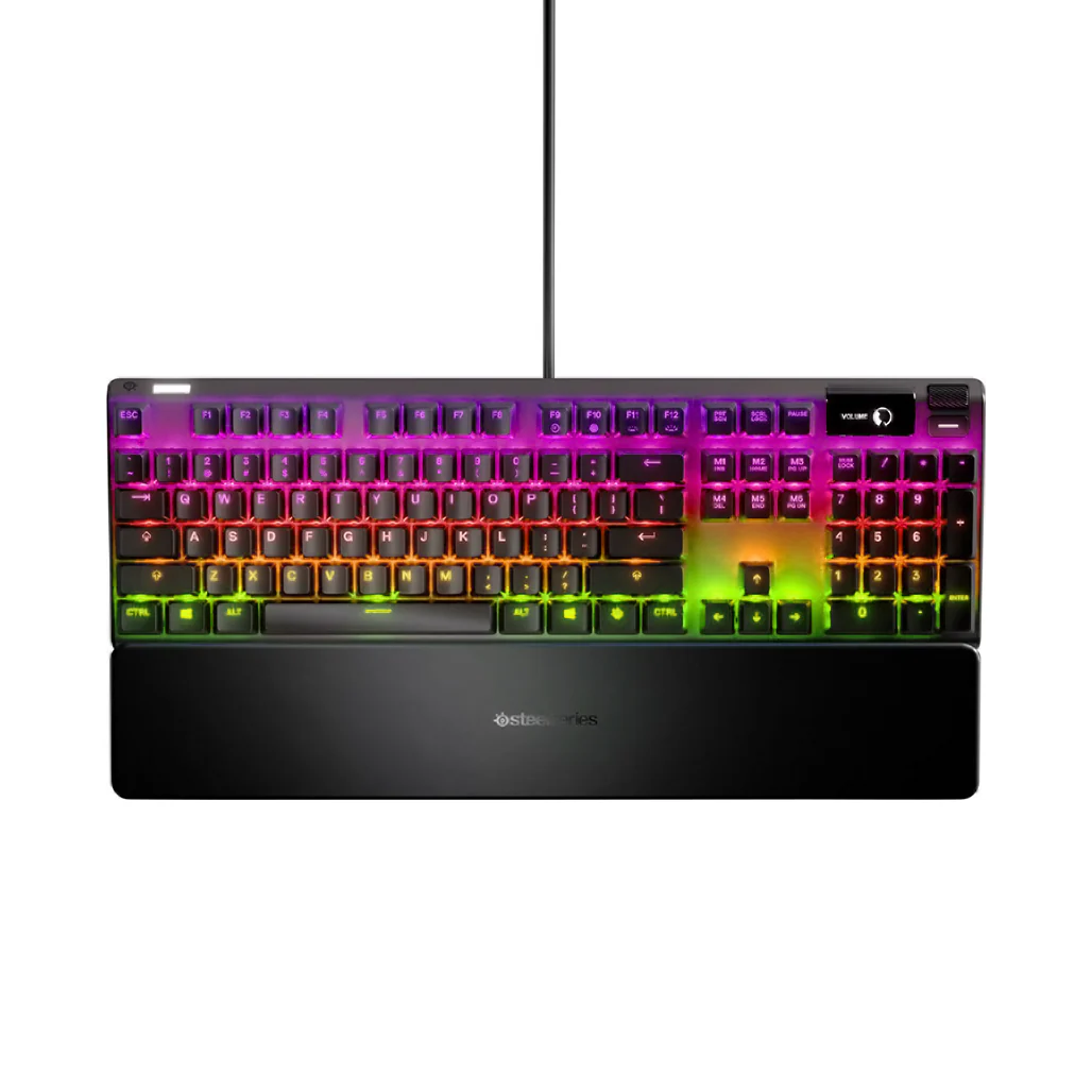 SteelSeries Apex Pro - Adjustable Mechanical Switch Full-Size Wired Gaming Keyboard with OLED Display - Image 2