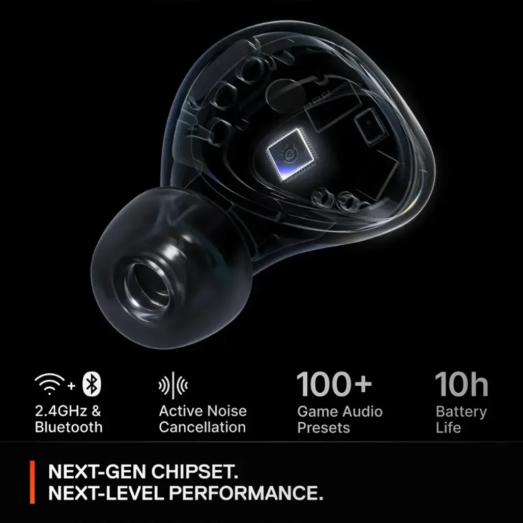SteelSeries Arctis GameBuds™ for PlayStation – Wireless Gaming Earbuds - Image 10
