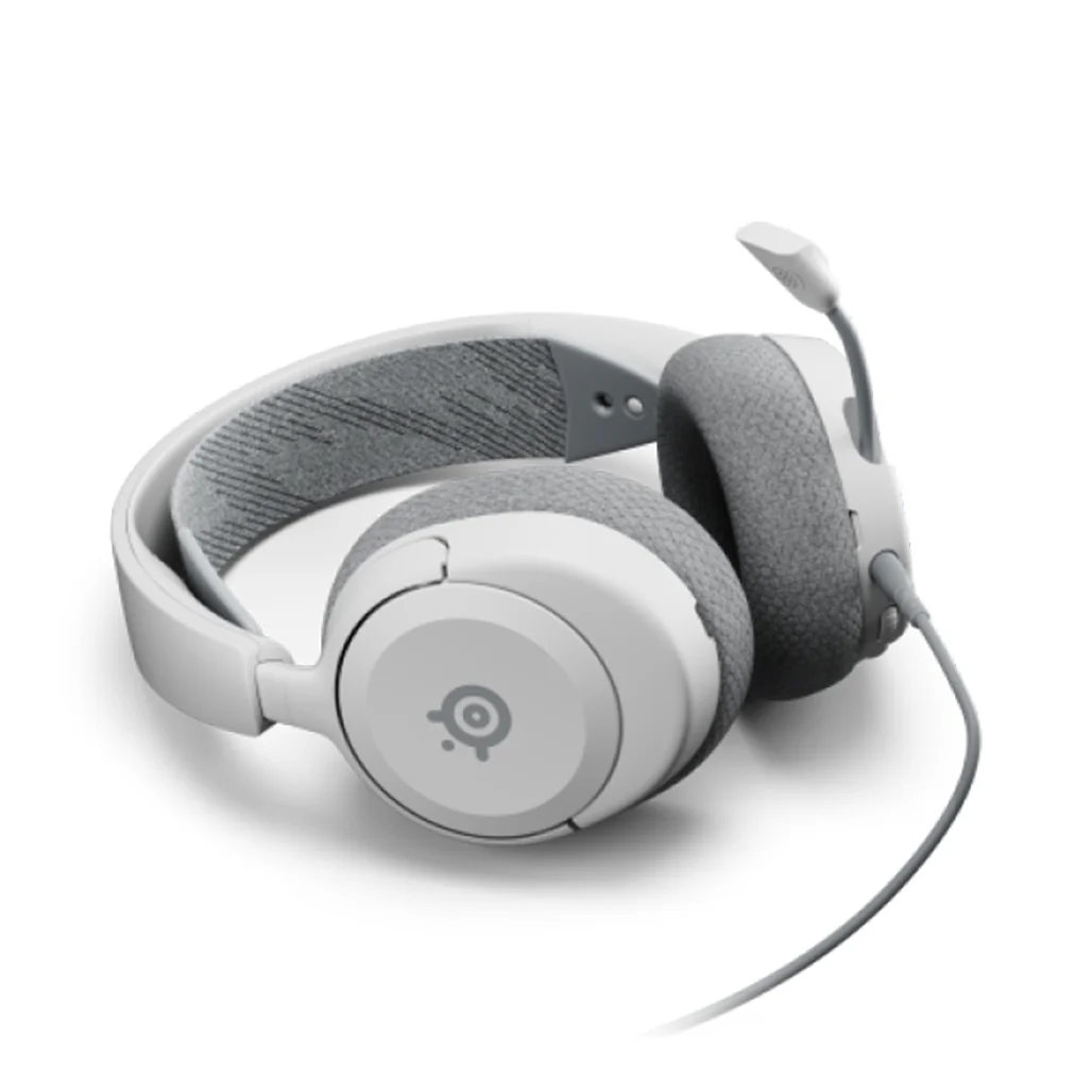 SteelSeries Arctis Nova 1P - Premium Multi-Platform Wired Gaming Headset - White - Image 3