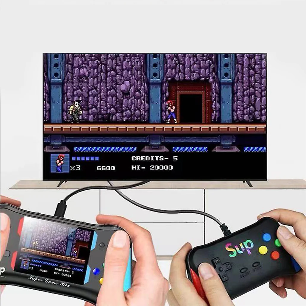 SUP Game Console Handheld X7M with 3.5" Screen | 500-in-1 Retro Games, Two Players, Rechargeable Battery - Image 4