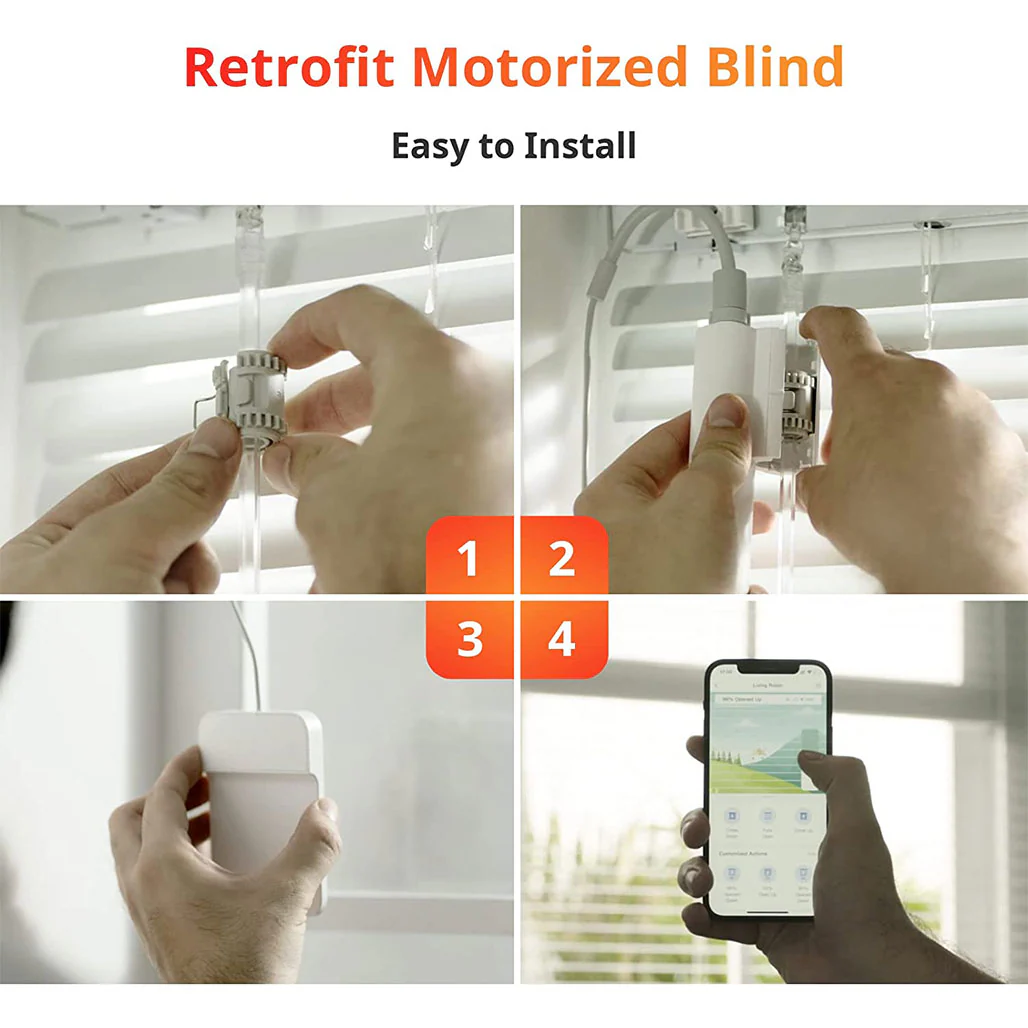 SwitchBot Blind Tilt with Solar Panel | Smart Blind Controller with 2000mAh Solar Power - Image 3
