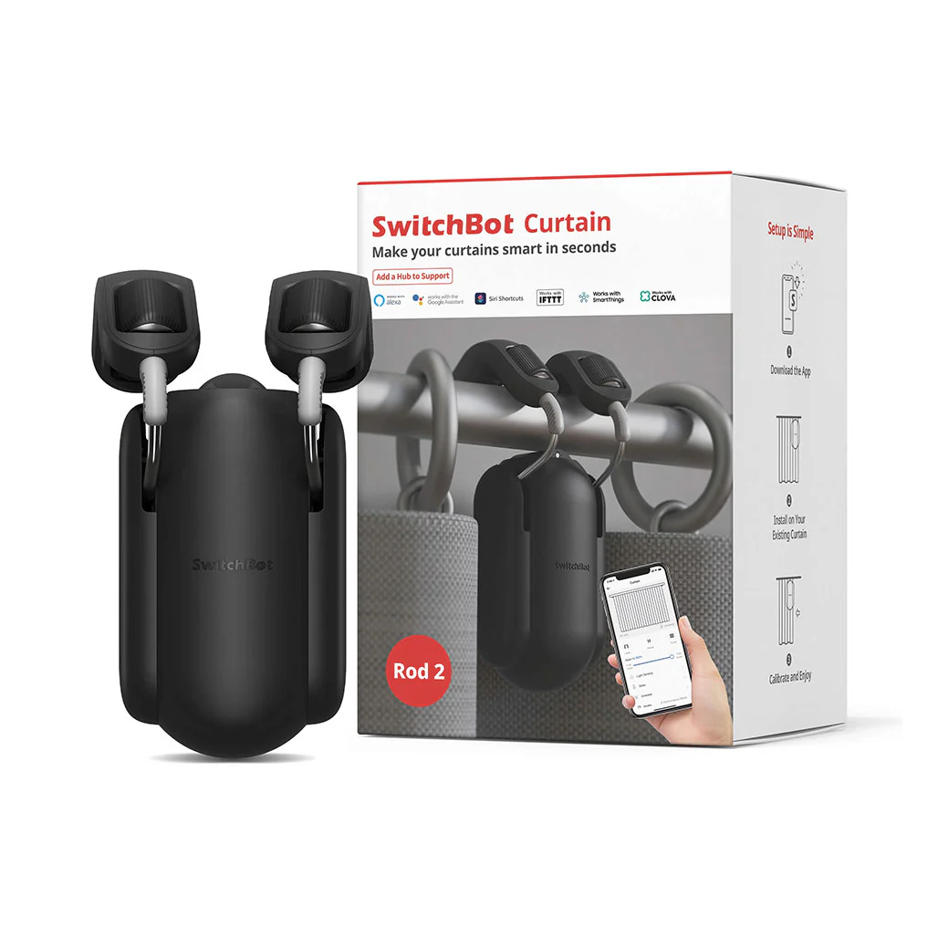 SwitchBot Curtain (Rod 2) W0701600 | Smart Curtain Opener for U-Shaped Rails - Image 5