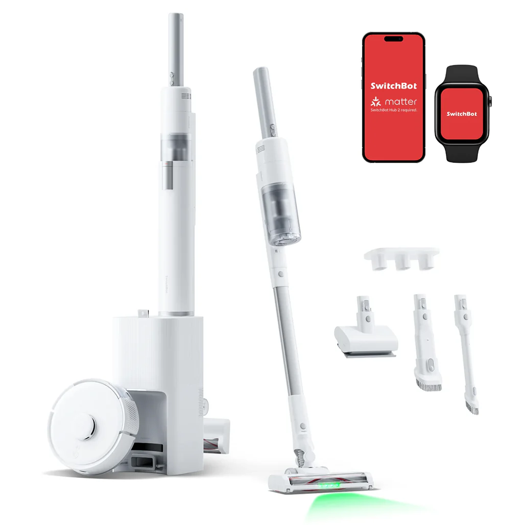 SwitchBot K10+ Pro Combo – Smart Robot Vacuum & Cordless Floor Sweeper