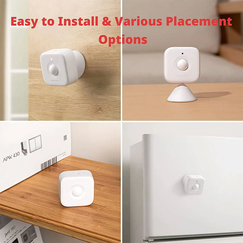 SwitchBot Motion Sensor W1101500-WHT | Wide-Angle Detection with Adjustable Sensitivity - Image 6