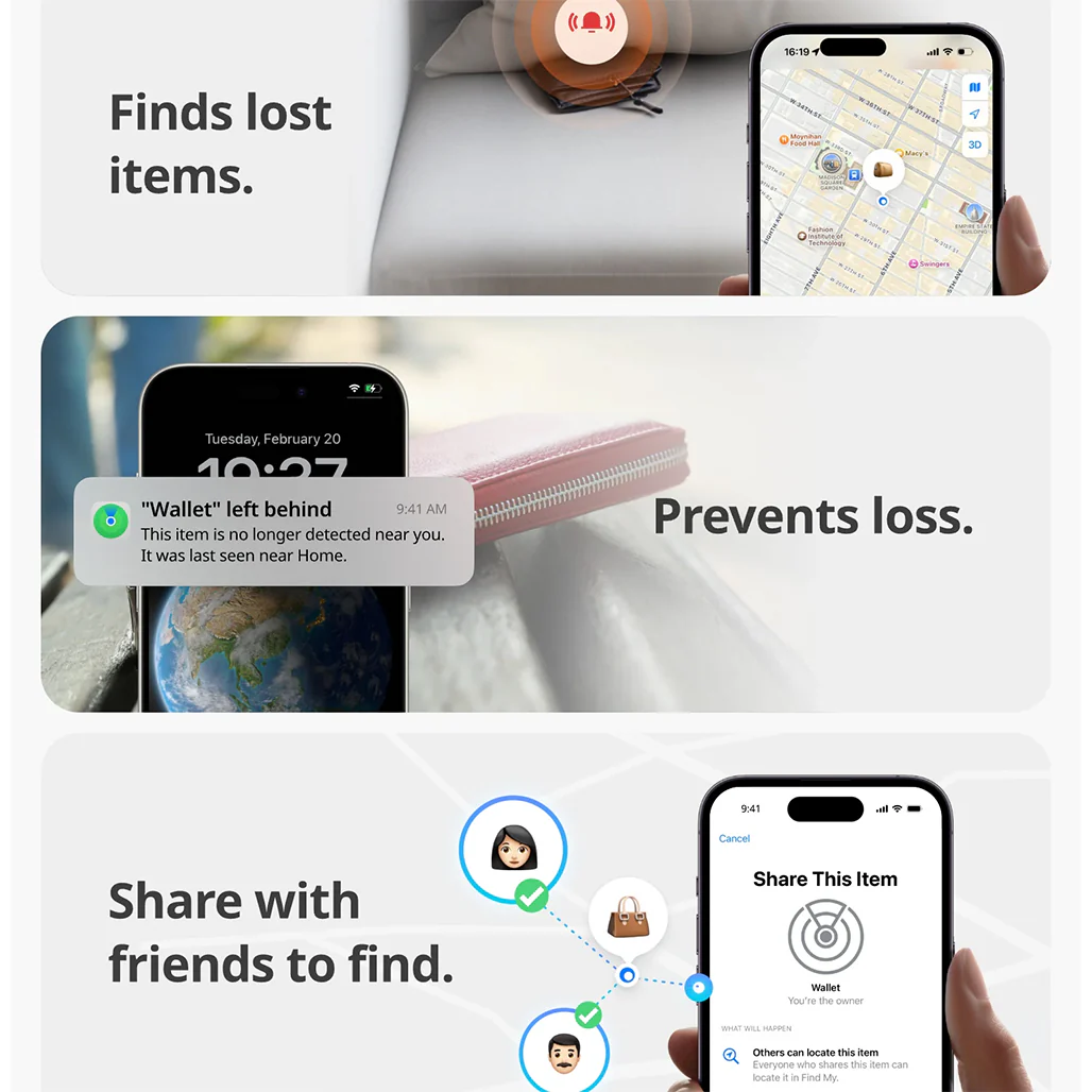 SwitchBot Wallet Finder Card – Ultra-Slim Smart Tracker with Apple Find My & NFC - Image 4