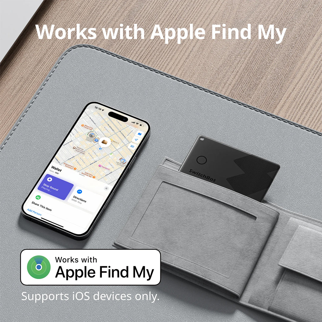 SwitchBot Wallet Finder Card – Ultra-Slim Smart Tracker with Apple Find My & NFC - Image 9
