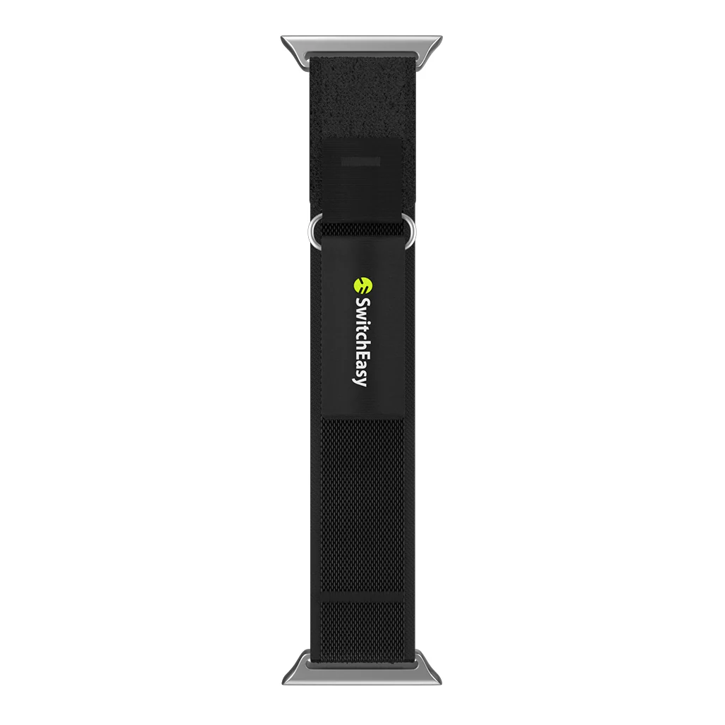 SwitchEasy Flex Woven Nylon Apple Watch Loop 38mm/40mm/41mm - Black