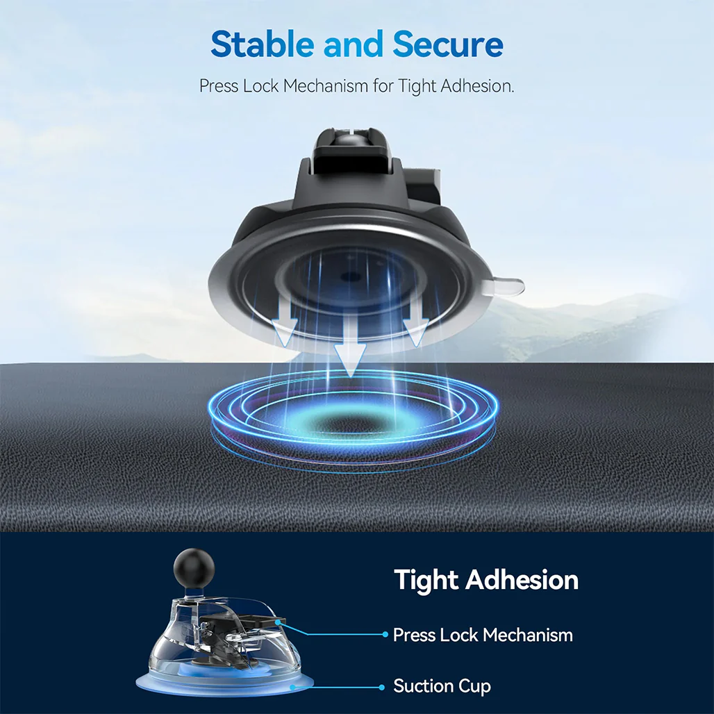 TELESIN Magnetic Suction Car Phone Mount – Stable Car Filming & Navigation - Image 6