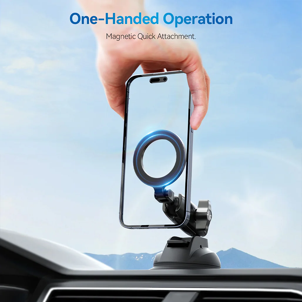 TELESIN Magnetic Suction Car Phone Mount – Stable Car Filming & Navigation - Image 7