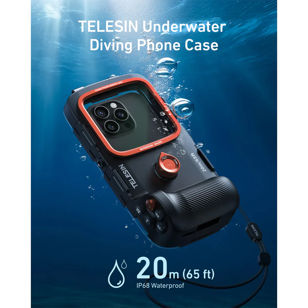 TELESIN Waterproof Underwater Diving Phone Case - Image 5
